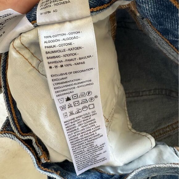 Levi’s 501 Shorts Distressed Size 29 - Picture 7 of 12